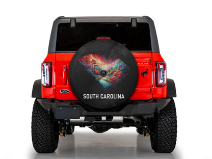 South Carolina Map Wheel Spare Tire Cover