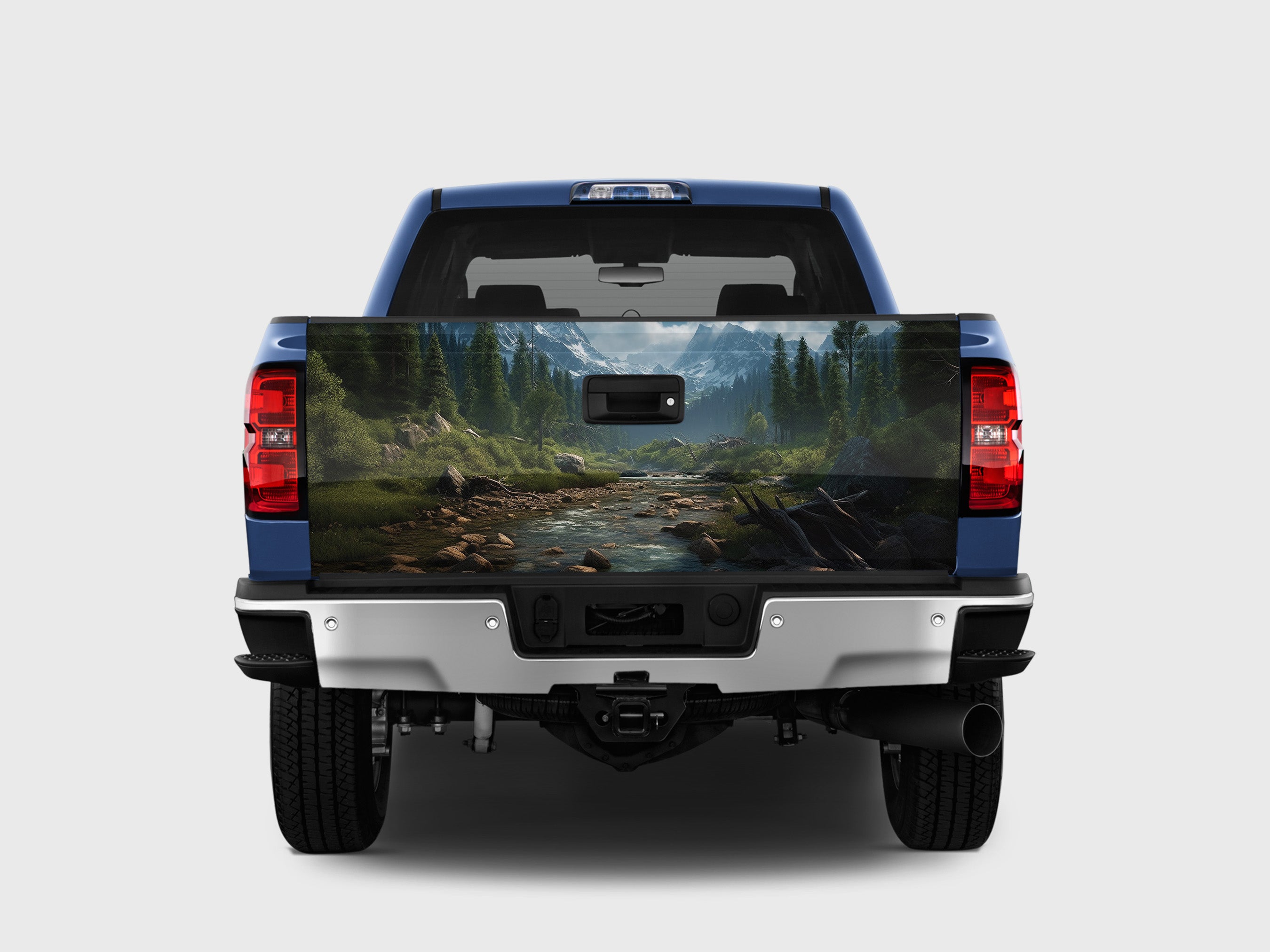 Mountain River Tailgate Wrap | Pickup Decal