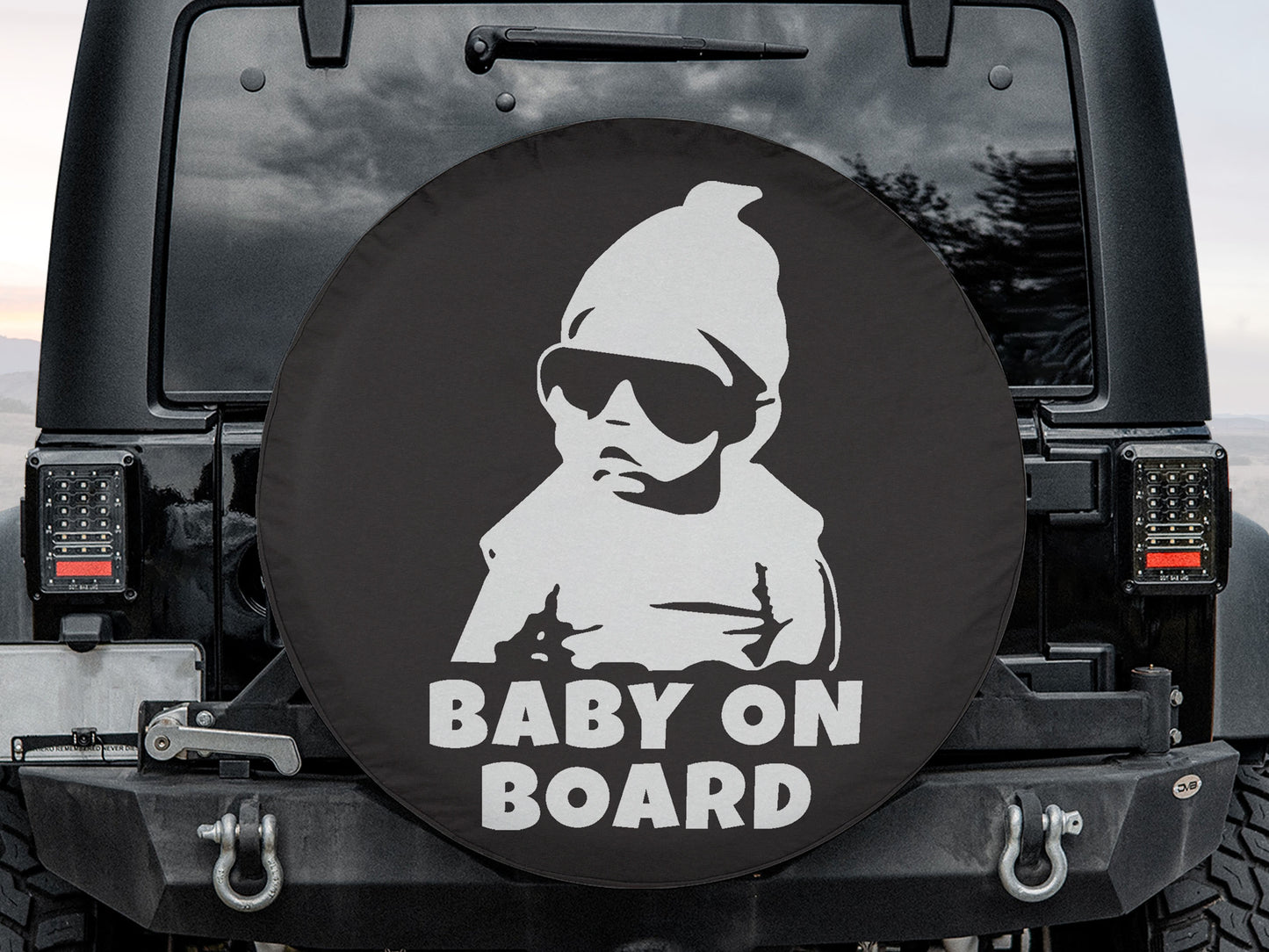 Baby On Board Wheel Spare Tire Cover