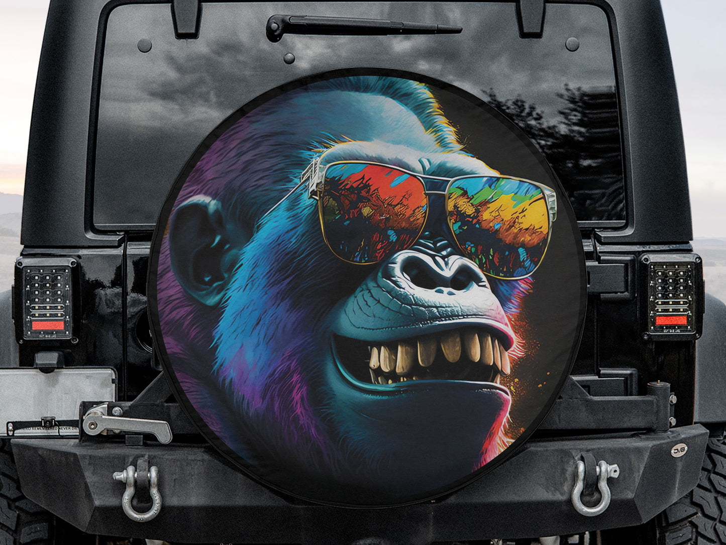 Gorilla Sunglasses Wheel Spare Tire Cover